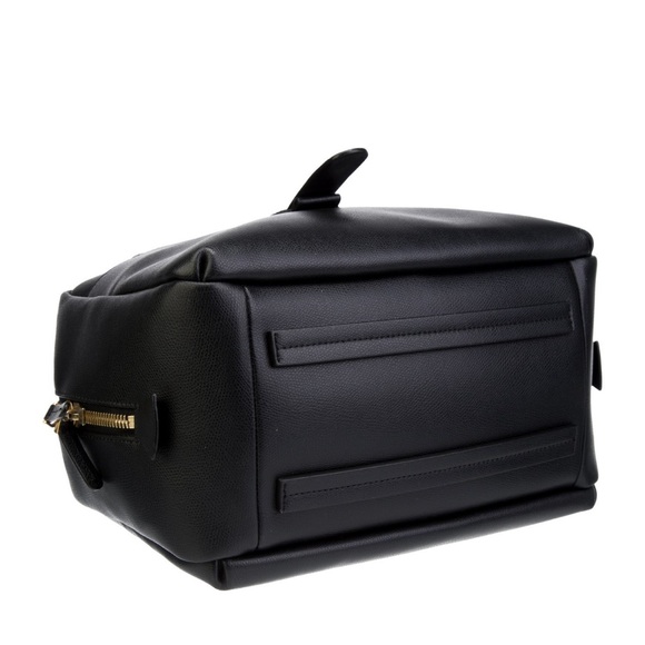 Senreve Shoulder Bag, Black Leather, Gold-Tone Hardware, Doctor Bag - Picture 4 of 5